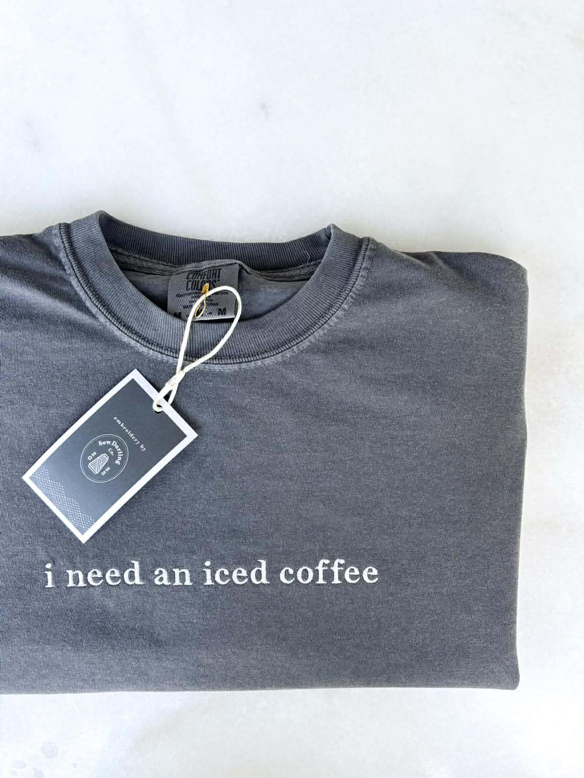 i need an iced coffee